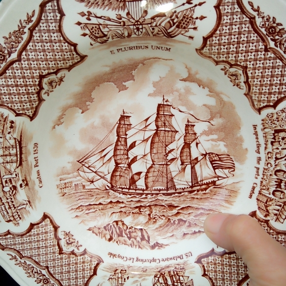 Vintage Alfred Meakin, Staffordshire, England Fair Winds Set of 15 - Picture 13 of 16